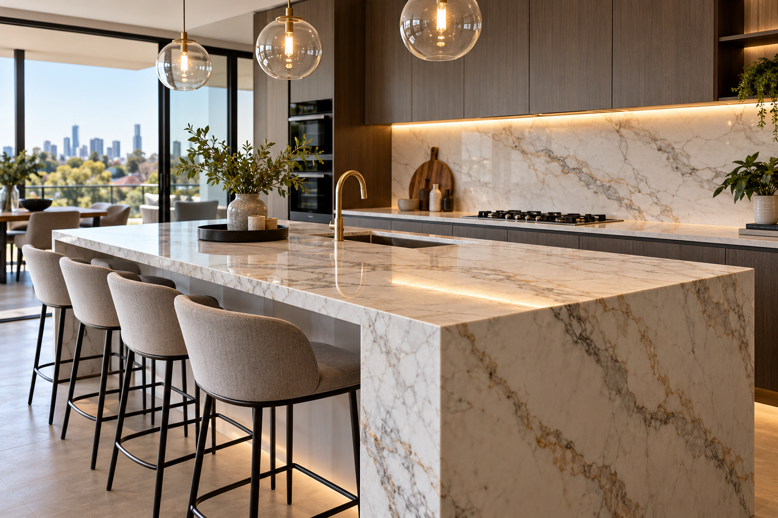Luxury Kitchen Benchtops in Melbourne: A Complete Guide to Choosing the Perfect Surface